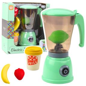 Rotaļu sadzīves tehnika, blenderis Lean Toys Mini Kitchen Series Juicer, zaļa krās.