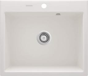 Кухонная мойка Deante Andante, гранит, 60 см x 52 см x 19.7 см, белый цв.