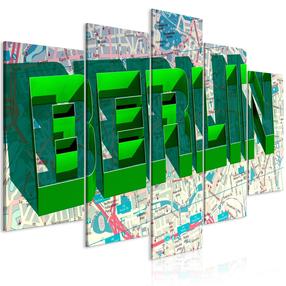 Reproduktsioon Artgeist Green Berlin, m-a-0817-b-m, 200 cm x 100 cm