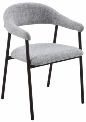 Стул для столовой Homla Morvane 245753, матовый, серый цв., 58.5 см x 55.5 см x 84.5 см