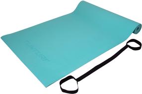 Fitnesa un jogas paklājs Tunturi PVC Yogamat, tirkīza krās., 182 cm x 61 cm x 0.4 cm
