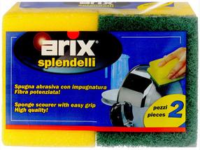Губка для чистки Arix Splendelli, 2 шт.