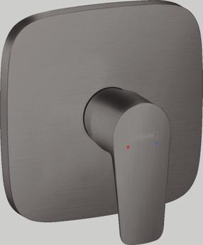 Dušas jaucējkrāns Hansgrohe Talis E Brushed Black Chrome, hroma krās.