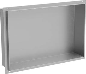 Iebūvējams sienas plaukts Mexen X-Wall-NR, 10 cm x 30 cm x 45 cm, hroma krās.