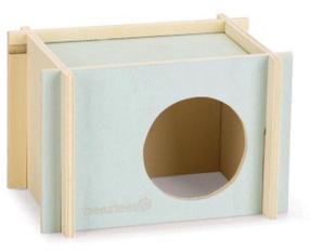 Namelis graužikams Beeztees Bildup, 17 cm x 12 cm x 11 cm, mėlyna sp.