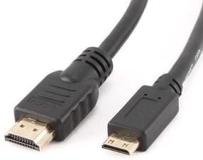 Vads Natec NKA-0635 HDMI - mini H HDMI 19 pin male, HDMI 19 pin male, 1.8 m, melna krās.