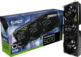 Videokaart Palit GeForce RTX 5070 Ti GamingPro-S OC, 16 GB, GDDR7