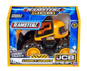  Игрушечный трактор JCB Teamsterz Excavator 1417582, черный цв./oранжевый цв.