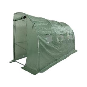 Arkveida siltumnīca ar ventilācijas atverēm 4.5 m², politelēns, 3 x 1.5 m, zaļa krās.