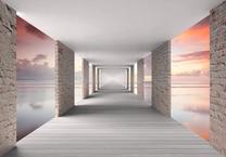 Fototapetas Artgeist Walk In The Sky, 140 cm x 140 cm