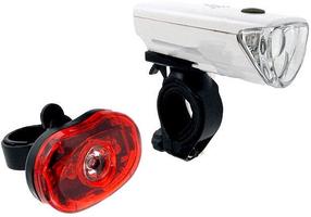 Велосипедный фонарь 2K Light Set XC104A/XC305L, пластик, белый цв./черный цв./красный цв., 2 шт.