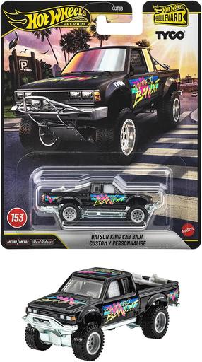 Rotaļlieta automašīna Mattel Hot Wheels Boulevard Datsun King Cab Baja JHW32, 1:64, melna krās.
