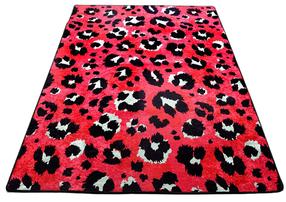 Vaip Conceptum Hypnose Leopard 882CHL3181, valge v./must v./punane v., 180 cm x 120 cm
