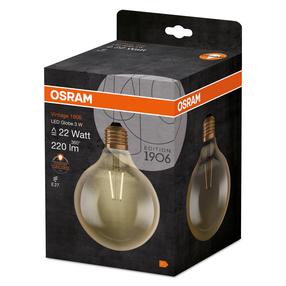 Spuldze Osram LED, E27, silti balta krās., E27, 2.5 W, 220 lm