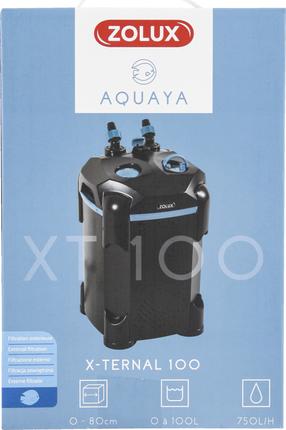 Akvārija filtrs Zolux Aquaya X-Ternal 100, 1 - 100 l, melna krās.
