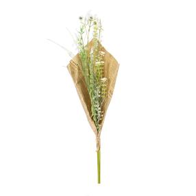 Dirbtinių gėlių puokštė Domoletti, geltona sp., 75 cm