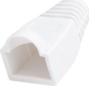 Priedas Unitek RJ45 Plug Cover 6 mm 100 pcs OT157WH, balta sp.