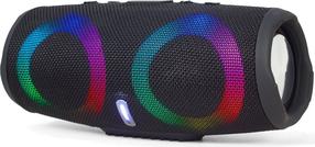Bezvadu skaļrunis Gembird SPK-BT-LED-02, melna krās., 10 W
