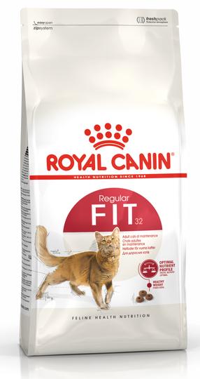 Сухой корм для кошек Royal Canin Regular Fit, курица/свинина, 4 кг