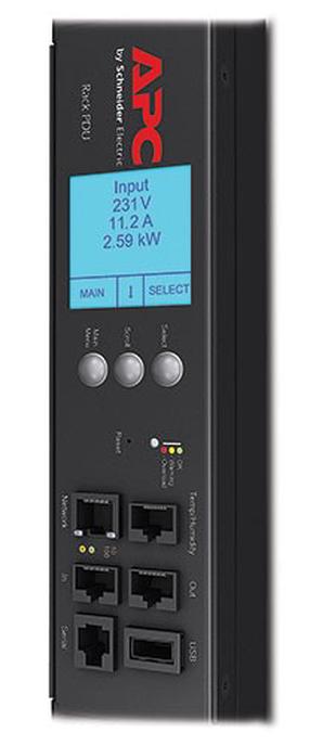 Ilgintuvas APC AP8853 Rack PDU 2G, Metered, ZeroU, 32A, 230V, (36) C13 & (6) C19, 4.4 cm