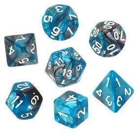 Žaidimo kauliukai Rebel Dices RPG, plieno sp.