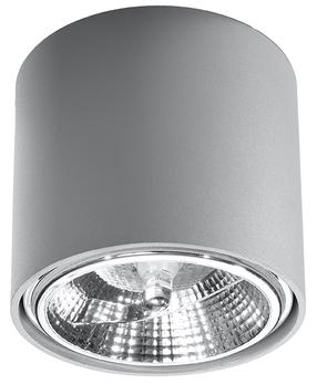 Светильник потолочный Sollux Tiube SL.0696, ES111 / GU10, 1 x 40 Вт, серый цв. / серый цв.