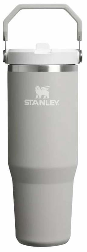 Termokrūze Stanley The IceFlow Flip Straw 2.0 Tumbler, 0.89 l, gaiši pelēka krās.