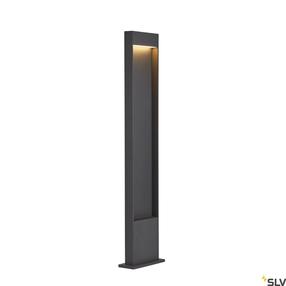 Pastatomas lauko šviestuvas SLV Flatt Pole, 9.7W, LED, IP65, juoda sp., 4.5 cm x 100 cm