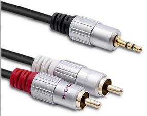 Кабель Qoltec 2xRCA Mini Jack MiniJack, 2 x RCA male, 2 м, черный цв.