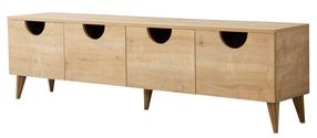 TV galds Kalune Design Four Seasons, ozola krās., 35 cm x 180 cm x 50 cm