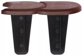 Sētiņas dobēm Prosperplast IPAK2 R222, 383.4 cm x 11.5 cm, brūna krās./melna krās., 24 gab.