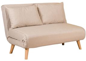 Sofa-lova Hanah Home Folde 2-Seat, kreminė sp., 120 x 80 cm x 42 cm