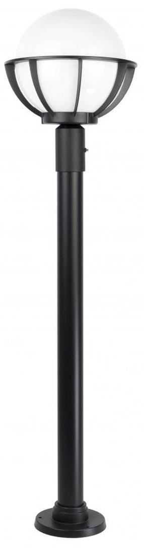 Pastatomas lauko šviestuvas Su-Ma Kule, 60W, E27, IP43, juoda sp., 30 cm x 130 cm