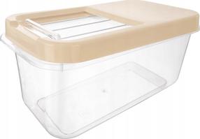 Birių produktų indas Orion, 7.5 l, skaidri sp./rusva sp.