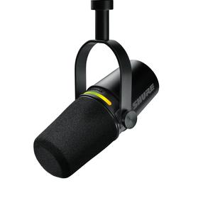 Darbvirsmas mikrofons Shure MV7, melna krās.
