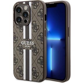 Telefona vāciņš Guess, brūna krās., Apple