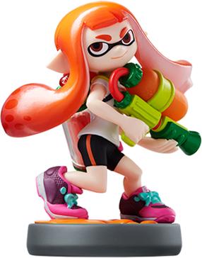 Rotaļlietu figūriņa Nintendo Amiibo Splatoon Inkling Girl 1071331P1, daudzkrāsaina