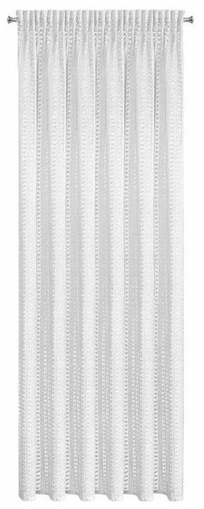Dieninė užuolaida Bonita ZAS-01, balta sp., 140 cm x 270 cm