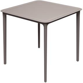 Lauko stalas Ferne Rimo, taupe sp., 77.5 cm x 77.5 cm x 74.5 cm