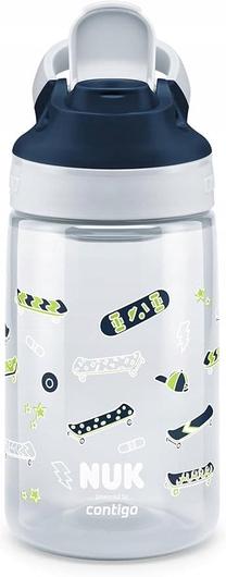 Vaikiška gertuvė Nuk Contigo Skater, 420 ml, 1 m., polipropilenas (pp), mėlyna sp.
