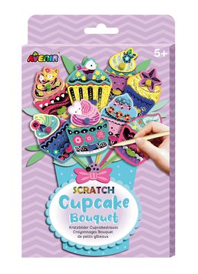 Skrāpēšanas komplekts Avenir Scratch Cake Bouquet, violeta krās.