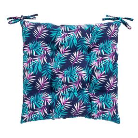 Lauko kėdės pagalvėlė Home4you Summer T1150336, mėlyna sp./rožinė sp., 40 x 40 cm