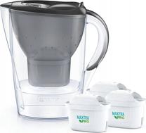Ūdens filtra krūze Brita Marella, 2.4 l, melna krās.