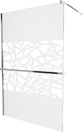 Dušo sienelė Mexen Kioto+ Walk-In, 100 cm x 200 cm, chromo sp./grūdintas