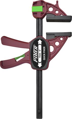 Spaustuvas Piher Quick, 150 kg, plienas/nailonas, 125 cm x 8 cm
