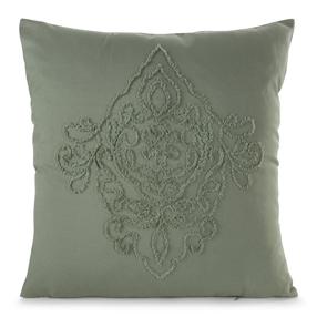 Dekoratyvinės pagalvėlės užvalkalas Mira JSJ-04, žalia sp., 45 cm x 45 cm