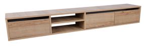 ТВ стол Kalune Design Rust, дубовый цв., 180 см x 25 см x 30 см