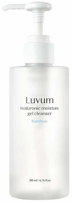 Очищающий гель для лица Luvum Bamboo Hyaluronic Moisture, 200 мл