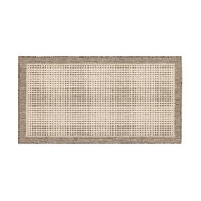 Kilimas lauko terasoms Domoletti, smėlio ruda, 120 cm x 65 cm