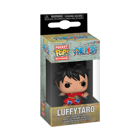 Atslēgu piekariņš Funko POP! One Piece Monkey D. Luffy, 10 cm, melna krās./sarkana krās.